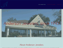 Tablet Screenshot of anderson-jewelers.com